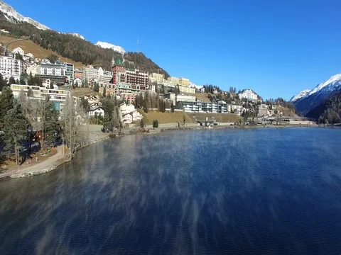 Sankt Moritz in Switzerland - Engadin Stock Footage 70804308