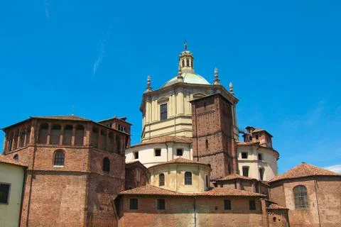Sant eustorgio church, milan Stock Photos