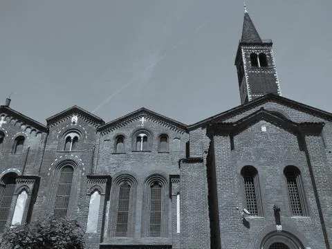 Sant eustorgio church, milan Stock Photos