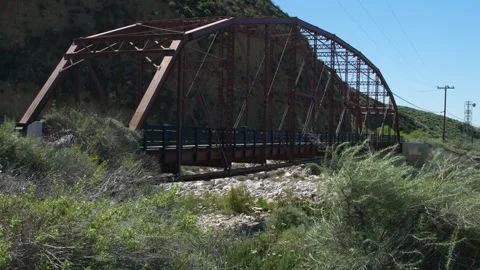 Santa Ana River Bridge Stock Footage 274097514