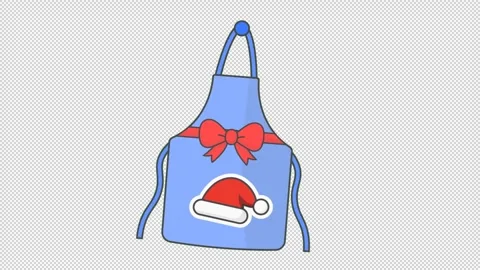Santa apron Vídeos de archivo 322202990