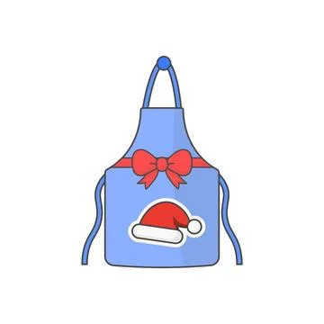 Santa apron Stock Illustration