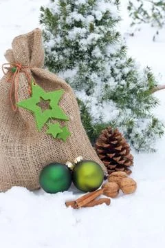 Santa bag Stock Photos