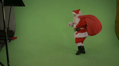 Santa Bag of Presents Stock Footage 31812833