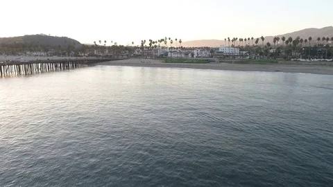 Santa Barbara Aerial Video stock 83563645