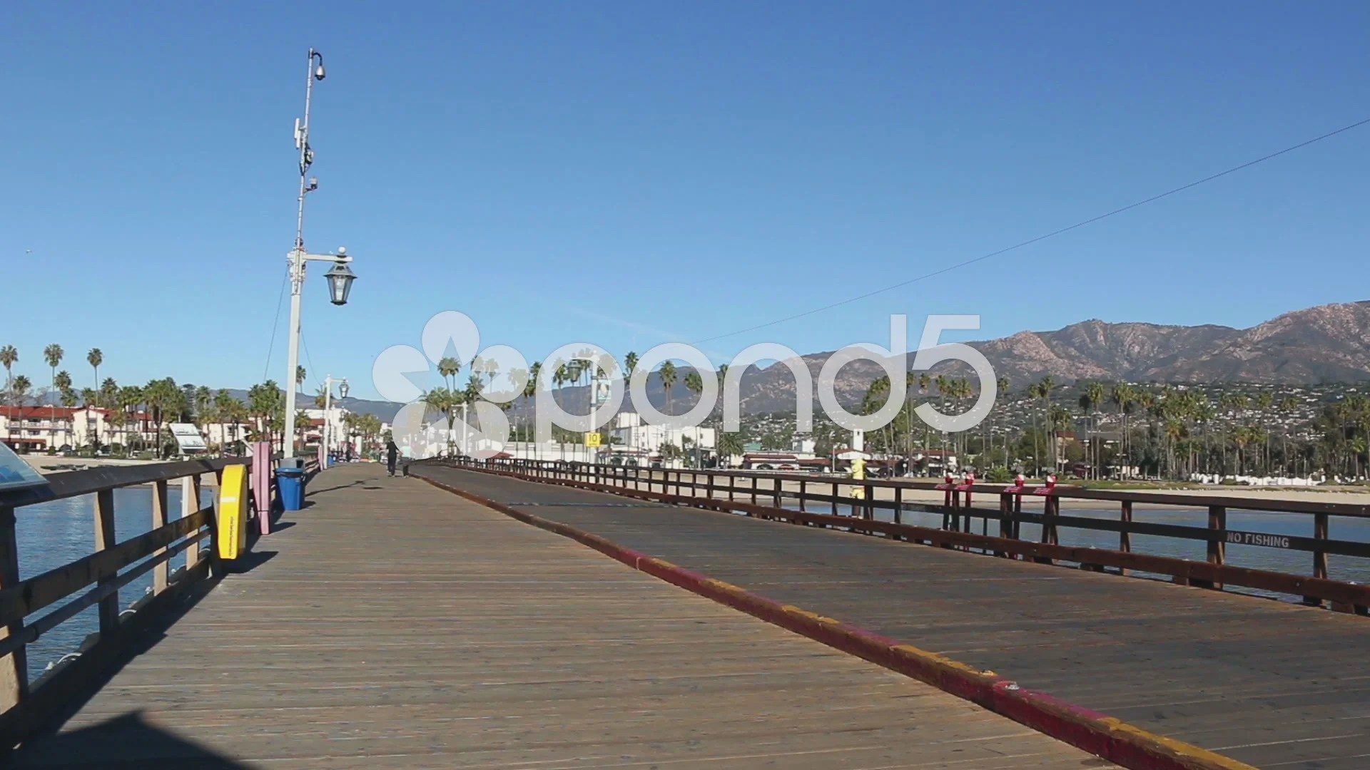 Video Santa Barbara Beach Pier Stearns Wharf 2 44092079