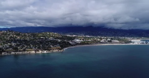 Santa Barbara Coast Stock Footage 82246625