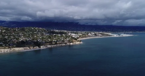 Santa Barbara Coast Stock Footage 82248212