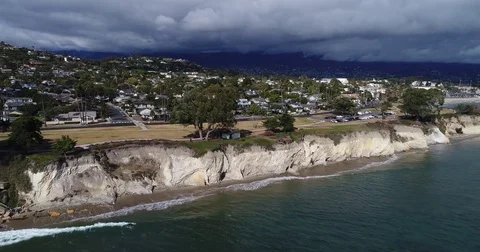 Santa Barbara Coast Stock Footage 82248264