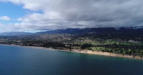 Santa Barbara Coast Stock Footage 82313529