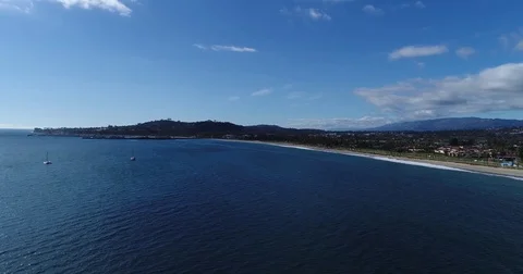 Santa Barbara Coast Video stock 82317972