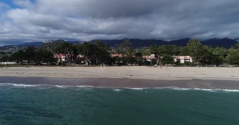 Santa Barbara Coast Stock Footage 82355719