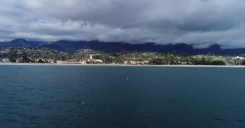 Santa Barbara Coast Stock Footage 82356311