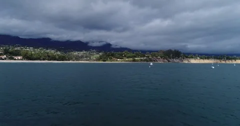 Santa Barbara Coast Video stock 82356366
