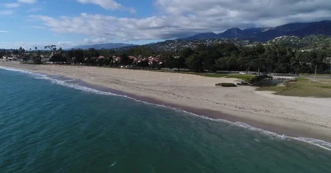 Santa Barbara Coast Video stock 82357567