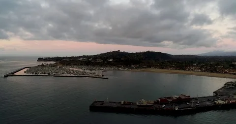 Santa Barbara Coast Video stock 82362255