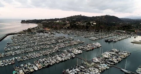 Santa Barbara Coast Stock Footage 82362536