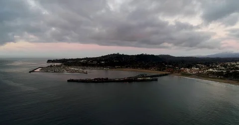 Santa Barbara Coast Video stock 82362730