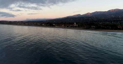 Santa Barbara Coast Stock Footage 82369489