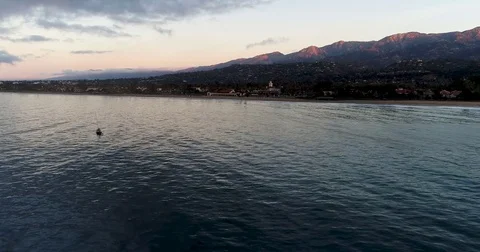 Santa Barbara Coast Stock Footage 82369545