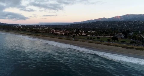 Santa Barbara Coast Stock Footage 82369559