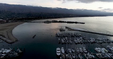 Santa Barbara Coast Video stock 82369601