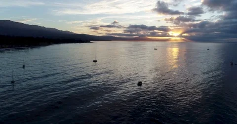 Santa Barbara Coast Video stock 82369852