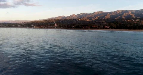 Santa Barbara Coast Stock Footage 82370049