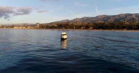 Santa Barbara Coast Stock Footage 82370412