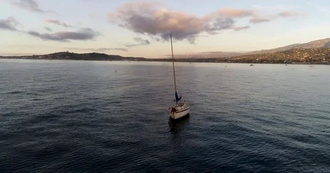 Santa Barbara Coast Stock Footage 82370440