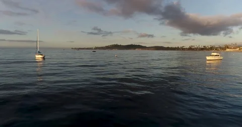 Santa Barbara Coast Stock Footage 82370619
