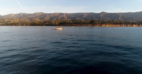 Santa Barbara Coast Video stock 82370641
