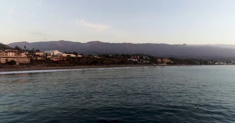 Santa Barbara Coast Stock Footage 82375413