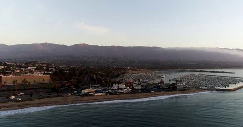 Santa Barbara Coast Stock Footage 82375487