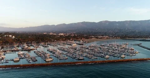 Santa Barbara Coast Stock Footage 82375679
