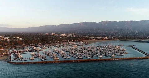 Santa Barbara Coast Video stock 82375708