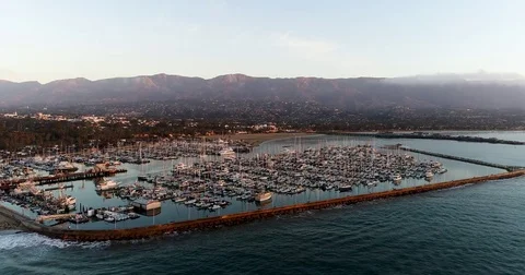 Santa Barbara Coast Video stock 82375863