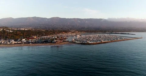 Santa Barbara Coast Video stock 82375951