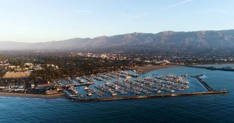 Santa Barbara Coast Video stock 82376215