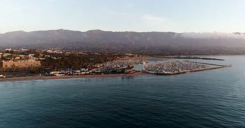 Santa Barbara Coast Video stock 82376225
