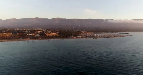 Santa Barbara Coast Stock Footage 82376334