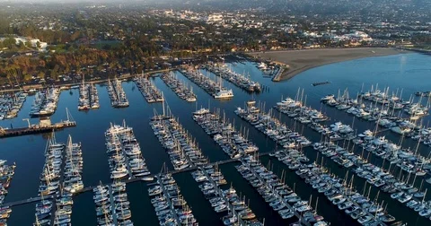Santa Barbara Coast Video stock 82376345