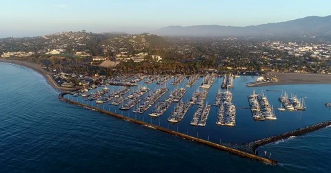 Santa Barbara Coast Stock Footage 82377353