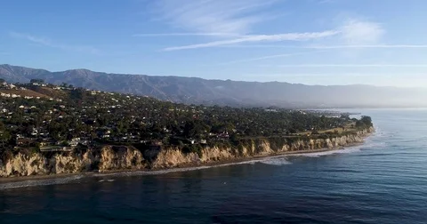 Santa Barbara Coast Video stock 82377509
