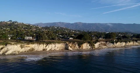 Santa Barbara Coast Stock Footage 82377815