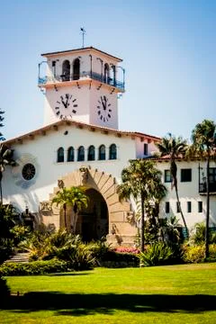 Santa Barbara Courthouse Stock Photos
