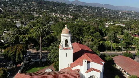 Santa Barbara Drone Stock Footage 112030948