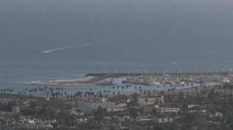 Santa Barbara Harbor 스톡 동영상 296200