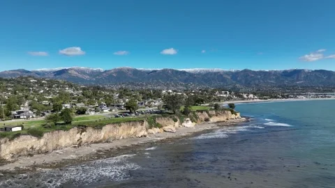 Santa Barbara Snow 2 Stock Footage 234544648