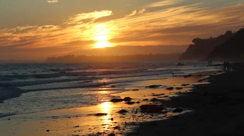 Santa Barbara Sunset Stock Footage 53421544